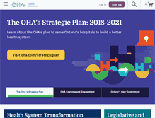 Tablet Screenshot of oha.com